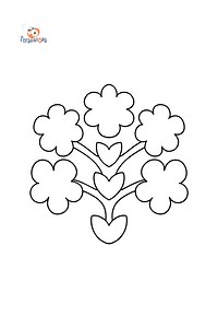 Zentangle Art fiori da colorare per bambini ♥ Online o stampare!