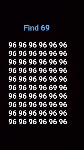 Find the 69 number