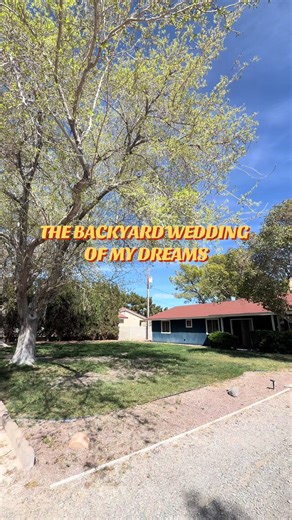 The Most Perfect Backyard Wedding in Las Vegas