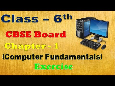 class 6 computer chapter 1 in Hindi | Exercise
