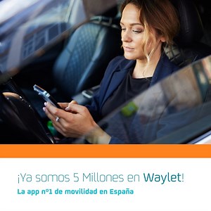 ¡Gracias a los 5 millones de usuarios de #Waylet somos la app nº1 de movilidad en España! 🎉 Si aún no la tienes, ¡descárgala para disfrutar de todas las ventajas! ⭐️ Ahorra dinero pagando con el móvil. ​ ⭐️ Reposta y paga desde el surtidor.​ ⭐️ Recarga tu coche eléctrico.​ ⭐️ Gestiona y paga el parquímetro. ⭐️ Paga y acumula saldo en una amplia red de establecimientos. No lo decimos nosotros, ¡lo dicen los usuarios! | REPSOL