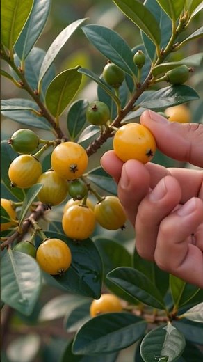 🟡 Amazing Nance Growth Journey | From Seed to Harvest 🌱#Nance #NanceGrowthJourney #TropicalFruit
