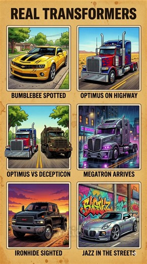 Transformers Vehicles Found in Real Life 😱