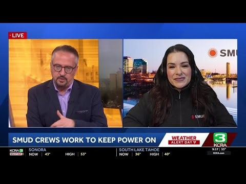 SMUD official speaks as storm arrives in Northern California