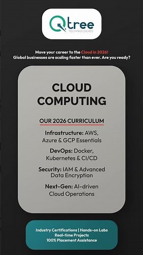 Cloud Computing Course 2026 | AWS, Azure & GCP Training | Qtree Technologies Placement