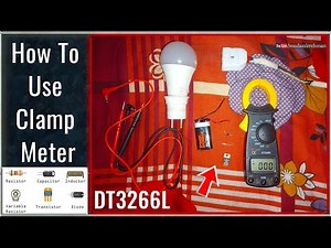 How To Use Clamp Meter | Measure AC DC Volts and Amps | Complete Guide