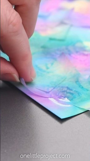 Tissue Paper Art 🎨 💦