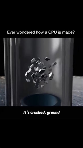 @olattoms on Instagram: "Deep inside every computer beats a single, relentless brain: the CPU. Its mission is brutally simple: grab an instruction, figure out what it means, execute it; then repeat billions of times per second. Today’s chips pack multiple cores (think of them as elite workers on the same assembly line) so your games, edits, and apps all fly in parallel. Each core is a city of billions of microscopic transistors flipping on and off at light speed, crammed into an area smaller tha