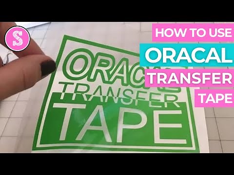 💕 Using Oracal Transfer Tape with Oracal Vinyl 631, 641, 651, 751