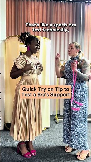 Quick Tip to Test Your Bra’s Support | Bounce Test Explained! #shortsviral #shorts