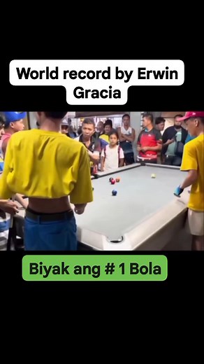 1M views · 10K reactions | Grabi ka Champ Erwin super breaking wasak ang uno #kabasalan #tournament #billiards #credittotherightfulownerofthisvideo | Romar Lagod Bation | Facebook