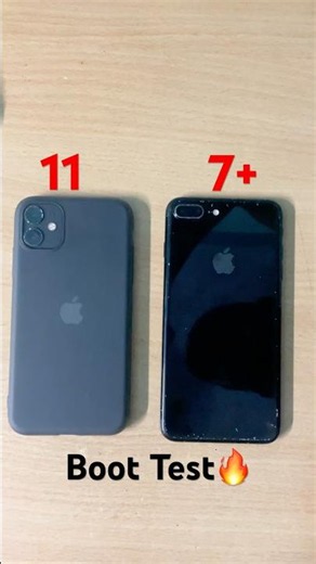 iPhone 7 Plus vs iPhone 11 boot test🔥 #apple