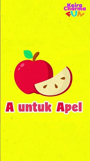 Belajar huruf A ♥ Learn Letter A For Kids ♥ Keira Charma Fun