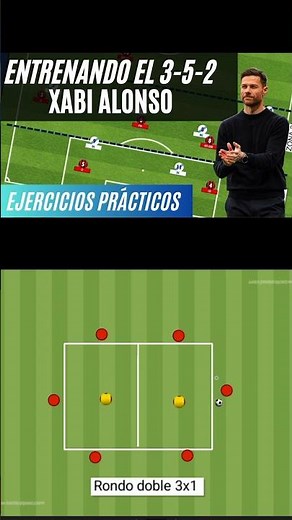 Part 1 How to train a 3-5-2 | PRACTICAL EXERCISES ⚽️🚀 #fcbarcelona #football #barca