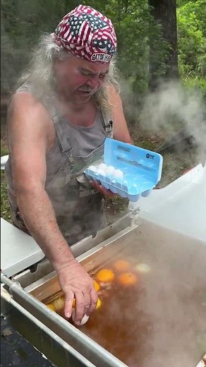 Eggs in a Crawfish Boil #crawfish #cajun #cooking