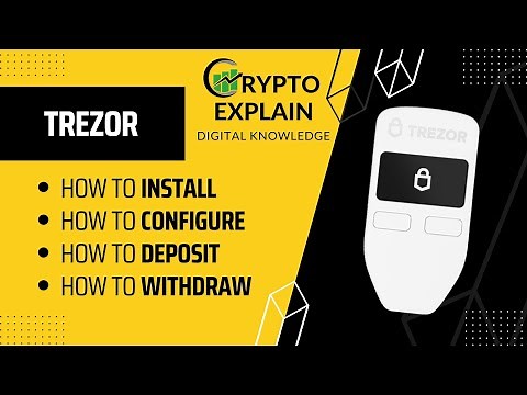 TREZOR wallet guide how to INSTALL & USE all types