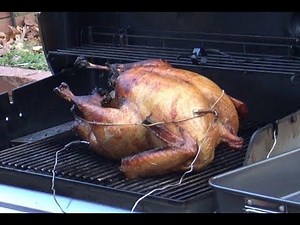 Smoked Turkey Recipe, Weber Genesis II Gas Grill