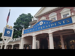 Disney's The Hall of Presidents 4K Magic Kingdom Walt Disney World 2023 Liberty Square