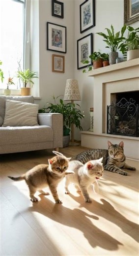 Tiny Legs Trying So Hard 🐾#KittenLearningToWalk #BabyCat #ViralShorts #CatShorts #CuteAnimals