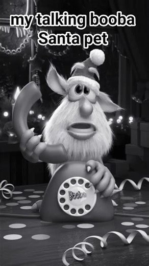 my talking booba Santa pet