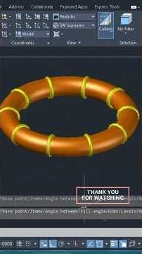 Look like Lifebuoy🌊|Beginner tutorial | ‪@Learn_easilyhere‬ #shorts #autocad #autocadblocks
