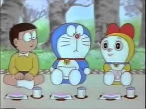 野原しんのすけを恫喝するのび太先輩