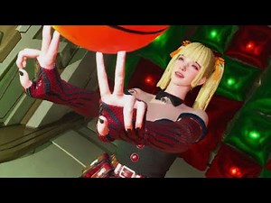 The First Descendant - Luna winter event free skin with Harley Quinn Cosplay