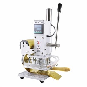 [Hot Item] Mini Hot Foil Stamping Machine Gold Silver Foil Digital Leather Logo Embossed T Slot Hot Stamping Machine