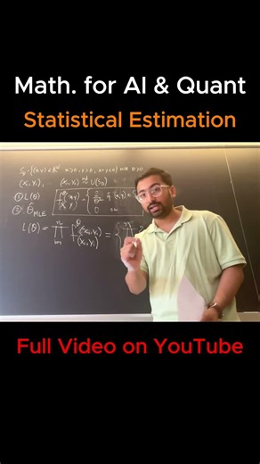 Statistical Estimation Problem | Mathematics for AI and Quant