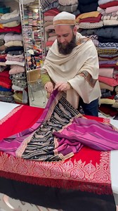 199K views · 3K reactions | Pure Pashmina Shawls with Hand Sozini Embroidery | Lady Hut | Facebook
