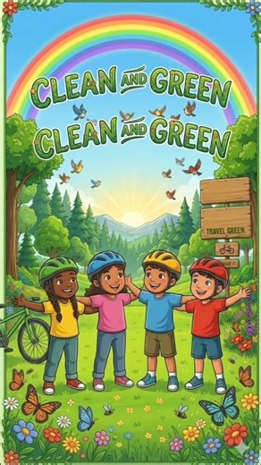 Clean and Green 🌍 | A Beautiful Poem for a Better Tomorrow