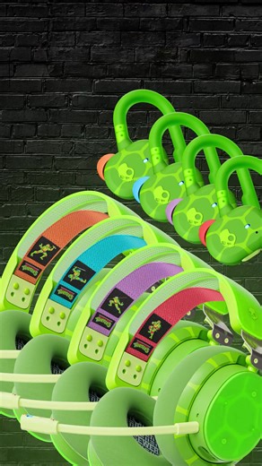 Who’s your favorite Turtle 🐢? With interchangeable ear gels and headbands you can play as Mikey, Leo, Donnie or Raph. All four colors are included! Cowabunga! | Skullcandy