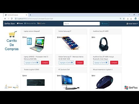 Como hacer un Carrito de Compras en Java Web con MySQL - Parte 01