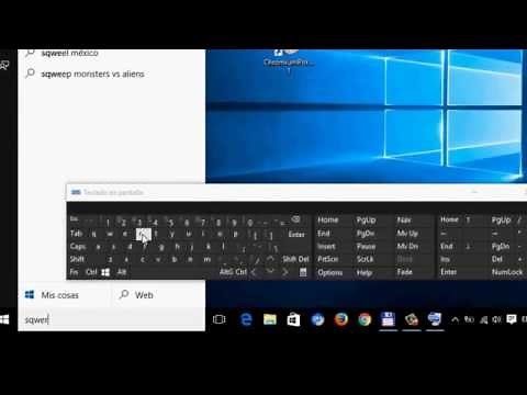 ACTIVAR TECLADO EN PANTALLA DE WINDOWS 10