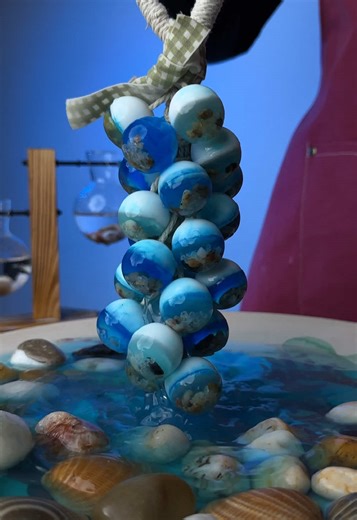 Oceanic Grape Soap 🌊🍇✨ | Sea Salt & Stones #soap #asmr #asmrsoap #diysoap #asmrsounds We got inspired by this idea while traveling and visiting our friends - @RED.FOREST.LEATHER