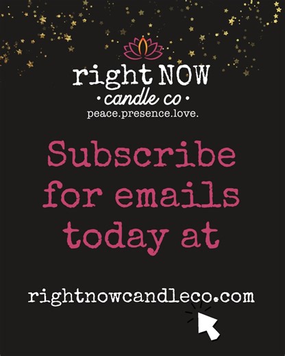 I just sent out a sweet little coupon code via email to my subscribers along with ways to save on shipping and details about our Semi-Annual candle sale! If you want early access to the scoop, sign up by Friday evening and I'll send it out one more time! 😘 | right NOW candle co.