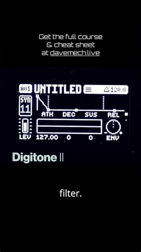 Mastering Digitone II // Creating tonal percussions and flanging effects with comb filters
