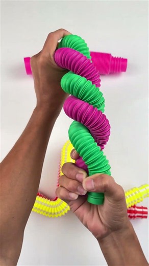 Creating and Crunchy Style POP-TUBE ASMR #satisfyingvideos #relaxing #oddasmr #creative #poptubes