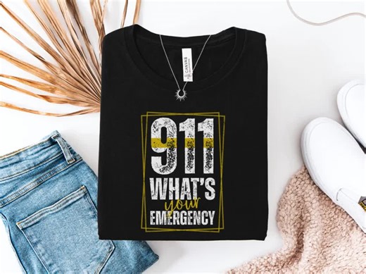 911 Emergency Shirt for Dispatcher First Responder Tshirt Fire Police Dispatch Tee Thank You Gift 911 Dispatcher Day Gift Dispatcher Sweater - Etsy