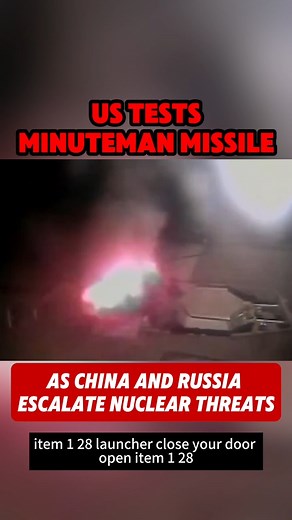US Tests Minuteman Missile as China and Russia Escalate Nuclear Threats The U.S. military launched an unarmed Minuteman III intercontinental ballistic missile from California, reaffirming nuclear readiness amid rising global tensions. The test follows Moscow’s renewed nuclear activity in the Arctic and China’s rapid buildup of its missile arsenal. Washington views both nations as major threats to strategic stability, stressing the need to maintain credible deterrence to protect U.S. interests an