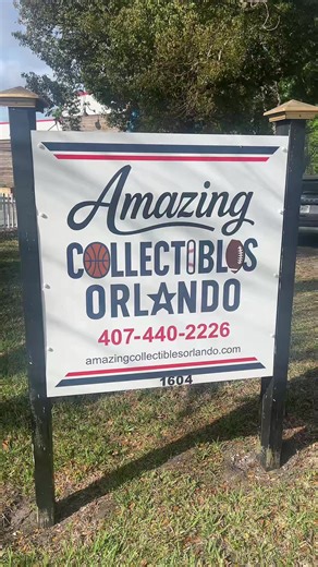 Amazing collectibles Orlando family owned and operated sports car shop in Orlando Florida home of 1 million sports cards and more Pokémon non-sports cards Betty Boop, Peanuts, cartoon, Star Wars Star Trek come check us out 1604 S. Bumby Ave. in Orlando if you’re visiting us on vacation or on business we are not far from the airport or far from the attractions……#sportcards #Orlando #fyp #hobby #foryoupage