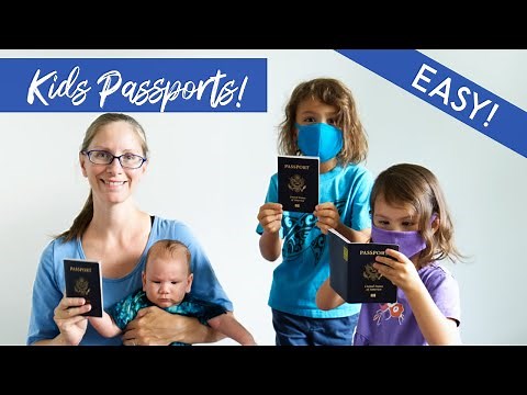 HOW TO GET A PASSPORT for a Baby / Minor / Child in USA United States of America