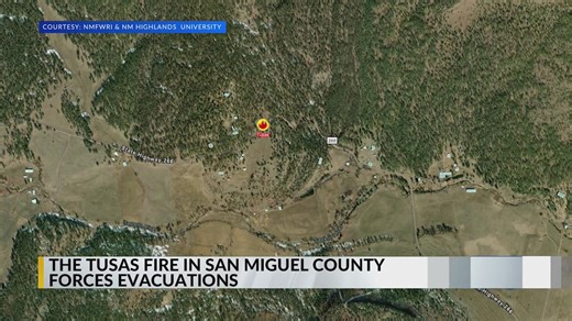 Tusas Fire forces evacuations