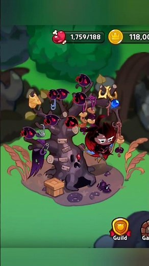 Black Raisin Cookie with Crow Tree (Cookie Decor) - Cookie Run: Kingdom