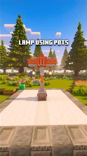 Minecraft Lamp Using Both Pots!