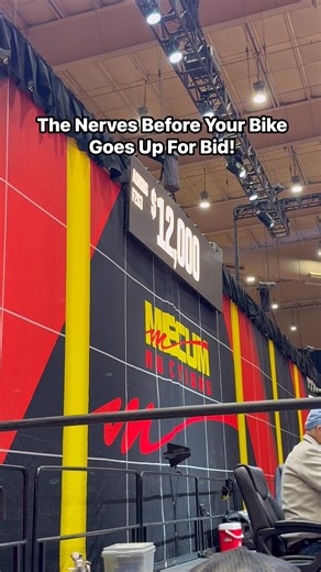 Can he get the $22,000 he wants for his motorcycle? The nerves before the Mecum Auctions stage! | CycleDrag