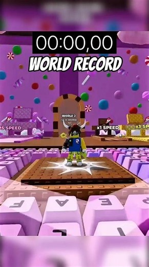 WORLD RECORD in +1 Speed Keyboard Escape 🫢 #roblox #usa