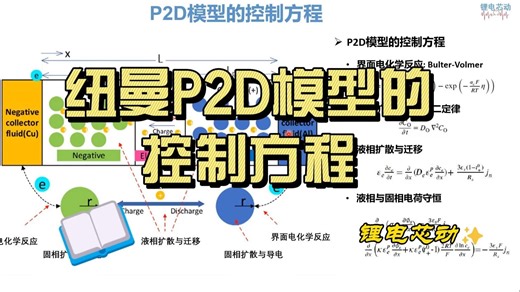 纽曼P2D模型的控制方程