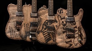 These Whiskey Barrel Top Custom T-Style guitars will give you Big D energy