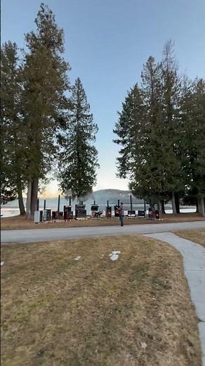 Wood Cookstoves Set Up At The Lake